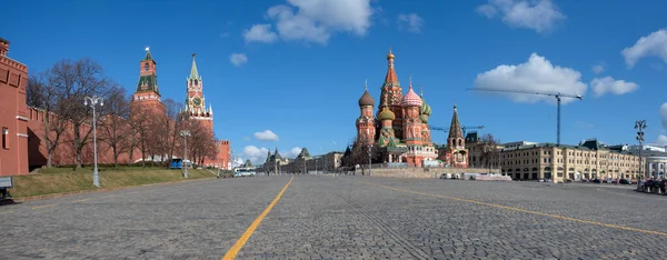 Moskau Roter Platz Basilius Kathedrale Die Kathedrale Zum Schutz Der — Stockfoto