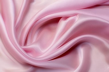 Viskoz astarlı kumaşın dokusu açık pembe. Arkaplan, desen.