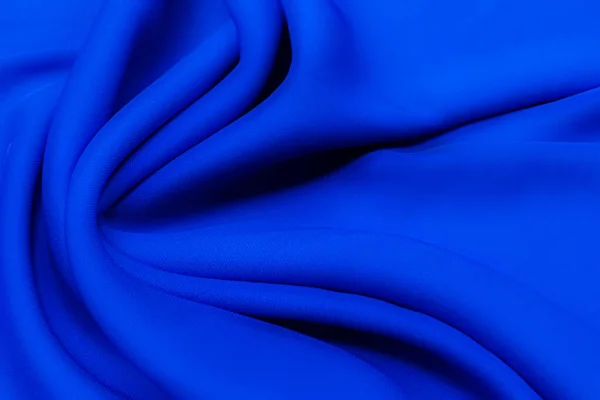 Rayón Tela Color Azul Textura Fondo Patrón — Foto de Stock