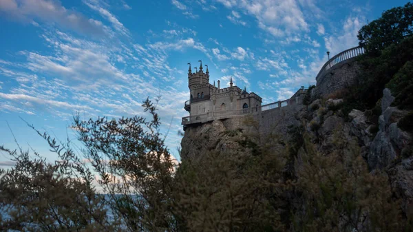 Замок Свальлоу Скелі Над Чорним Морем Крим Ялта Одна Найпопулярніших — стокове фото