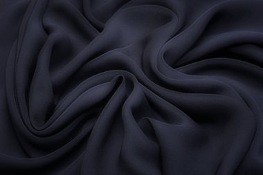 Siyah renkli cadi ipek kumaşı