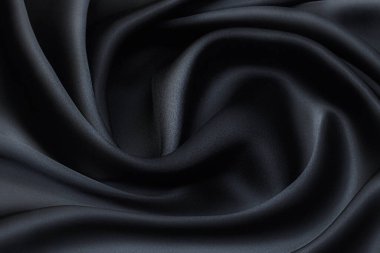 Koyu yeşil ipek kumaş