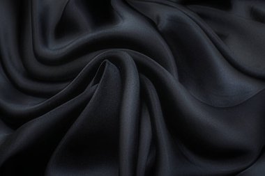 İpek kumaş, cadi, sanatsal düzende siyah renk