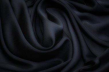 İpek kumaş, cadi, sanatsal düzende siyah renk