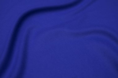 İpek kumaş, saten. Rengi mavi. Doku, arkaplan, desen.