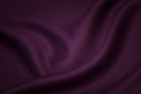 Fundo Roxo Escuro Textura Têxtil Close Estrutura Cor Berinjela Macro — Fotografia de Stock