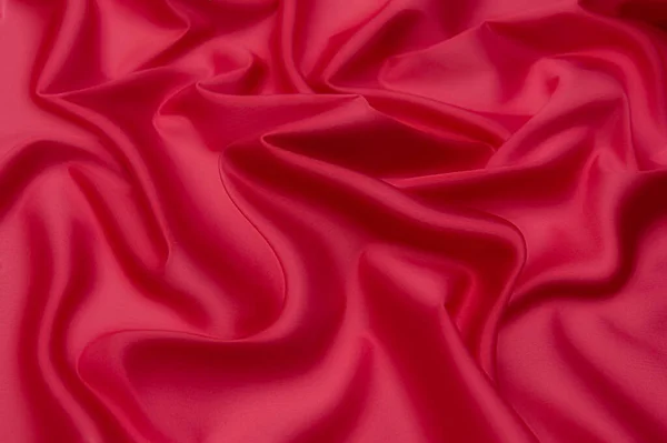 Közelkép Textúra Természetes Piros Vagy Rózsaszín Szövet Vagy Szövet Azonos — Stock Fotó