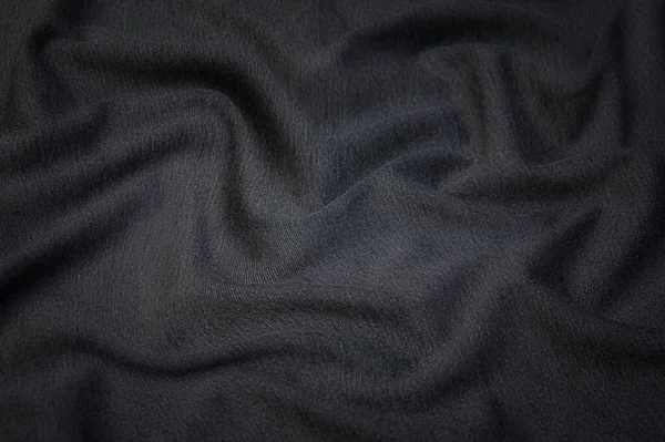 Close Texture Natural Gray Fabric Cloth Gray Color Fabric Texture — Stock Photo, Image