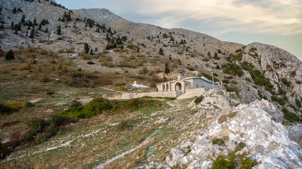 希腊Agion Oros 阿索斯山 顶上的Kelia Panagia — 图库照片