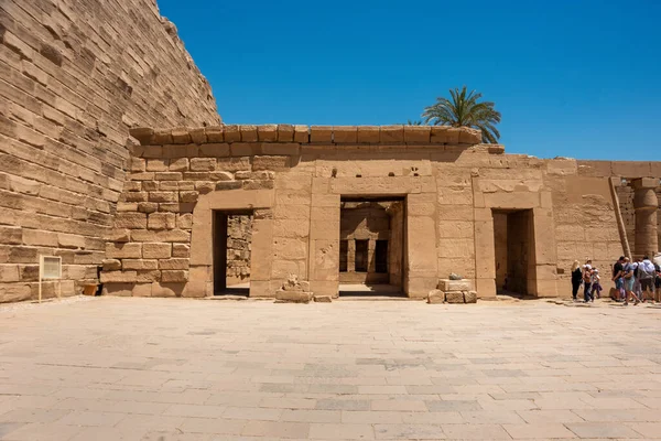 Égypte Louxor Avril 2021 Anciennes Ruines Temple Karnak Louxor Thèbes — Photo