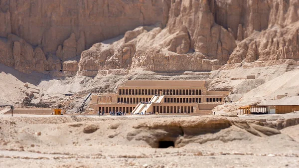 Λούξορ Αίγυπτος Απριλίου 2021 Ναός Χατσεπσούτ Στη Δυτική Όχθη Του — Φωτογραφία Αρχείου