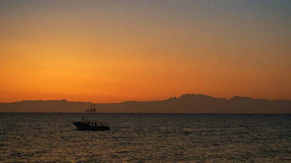 Sina Dağı Nda Inanılmaz Bir Gün Doğumu Mısır Güzel Bir — Stok fotoğraf