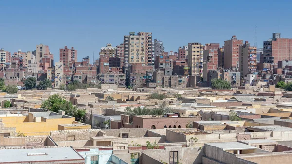 Cairo Egipto Abril 2021 Vista Ciudad Cairo Con Casas Edificios — Foto de Stock