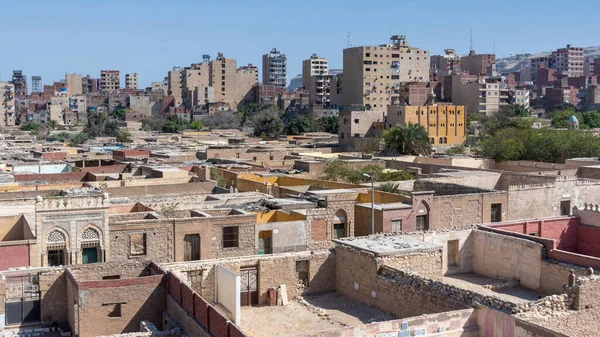 Cairo Egipto Abril 2021 Vista Ciudad Cairo Con Casas Edificios — Foto de Stock