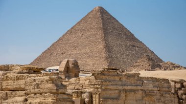 Büyük Sfenks ve Piramitler, Dünyanın Meşhur Mucizesi, Giza, Mısır