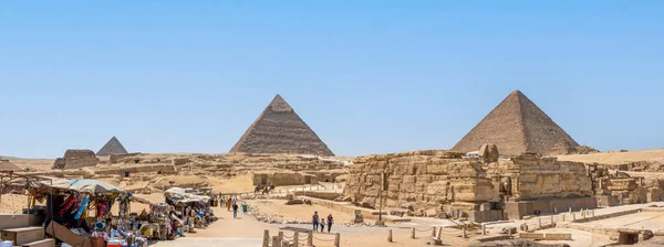 Egypt Cairo April 2021 Great Pyramids Giza Unesco World Heritage — Stock Photo, Image