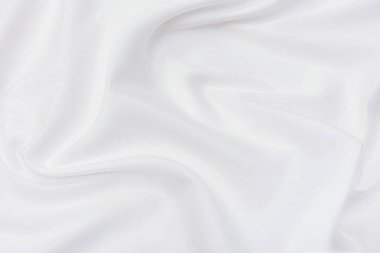 Beyaz veya fildişi arkaplan, beyaz doku ve detayların soyut ve yumuşak odak dalgası