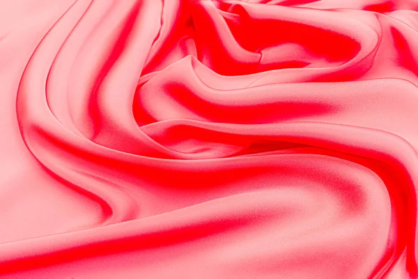 Textura Primer Plano Tela Roja Carmesí Rosa Natural Textura Tejido — Foto de Stock