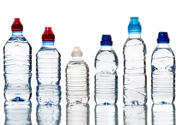 Bottle of water isolated on a white background — Stock Photo, Image