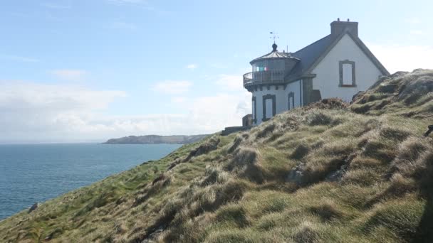 Faro di Pointe du Millier — Video Stock