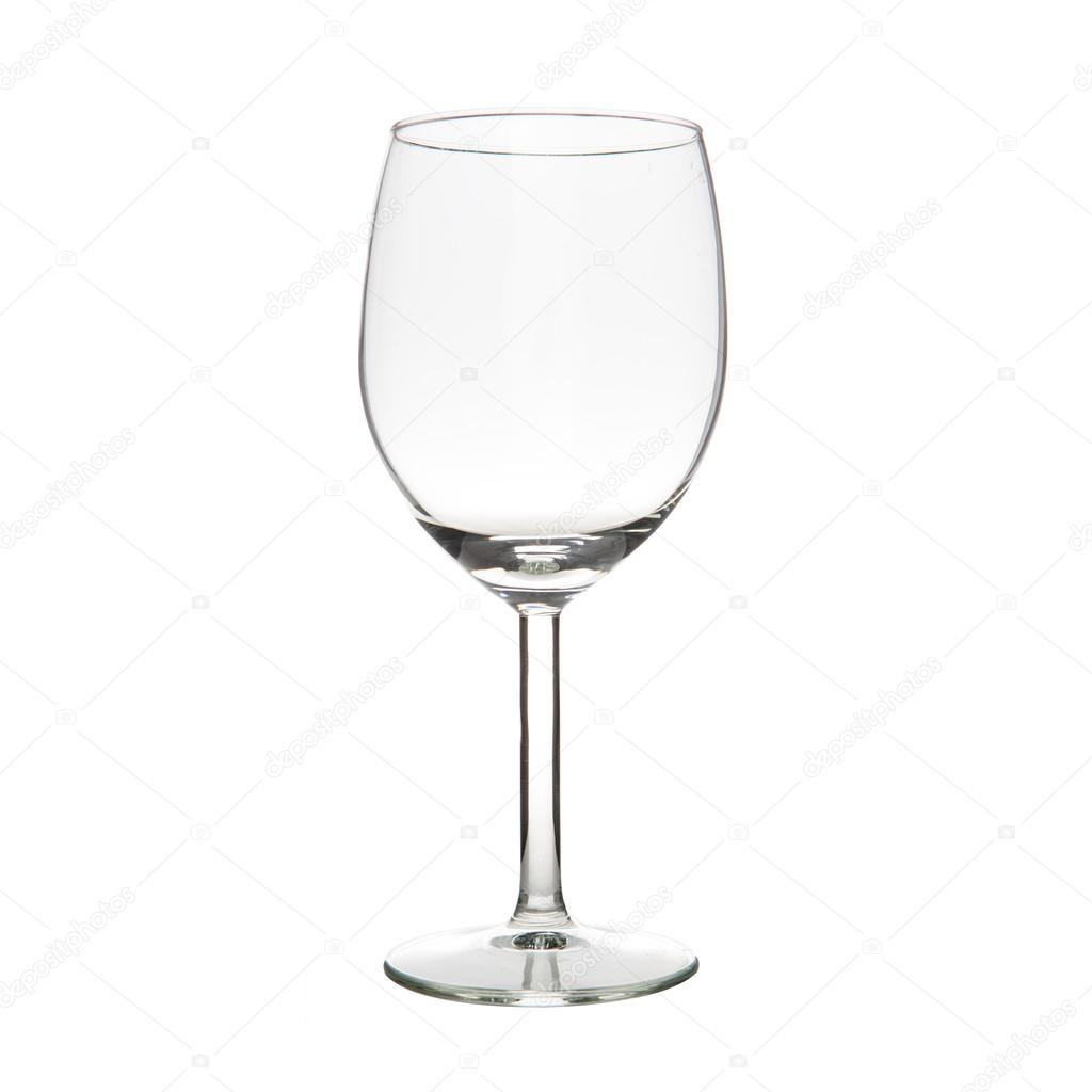 Glass isolated on a white background in high resolution