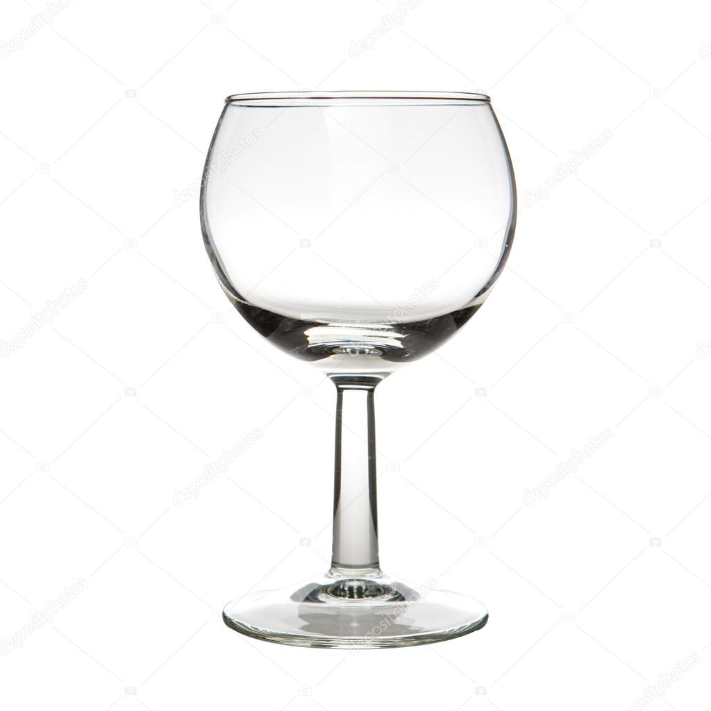 Glass isolated on a white background in high resolution