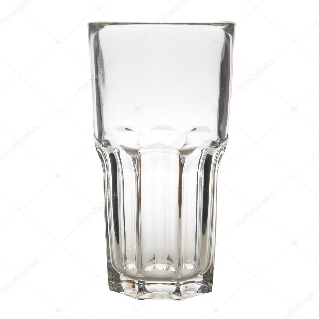 Glass isolated on a white background in high resolution