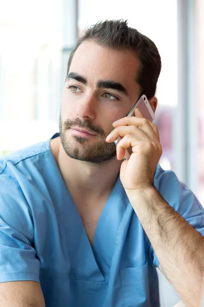 Portrait of a young attractive nurse at the hospital — Stock Photo, Image
