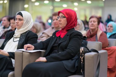 İş dünyası Müslümanları 16 Mart 2018 'de konferansta / Saraybosna Bosna ve Herzigovina' da