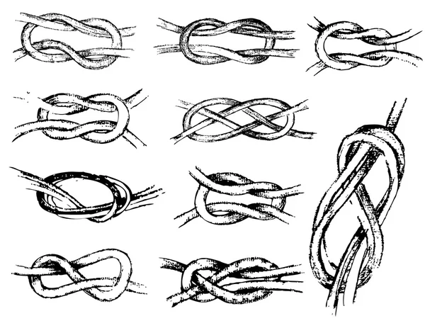 매듭의 다른 벡터 일러스트 레이 션 — 스톡 벡터