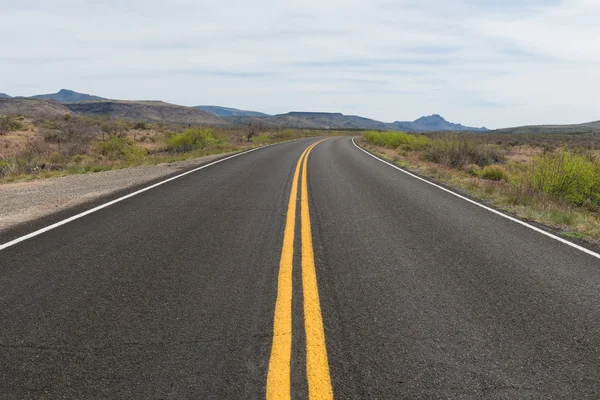 Pouštní silnice Arizona — Stock fotografie