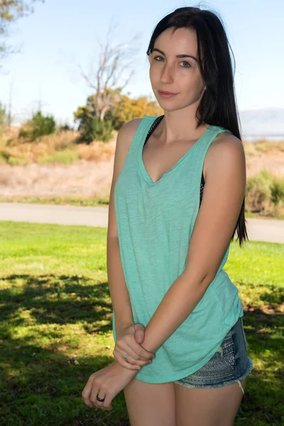 Teal tee — Stock Photo, Image