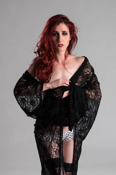 Black lace — Stock Photo, Image