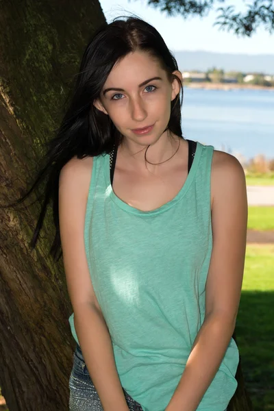 Teal tee — Stockfoto