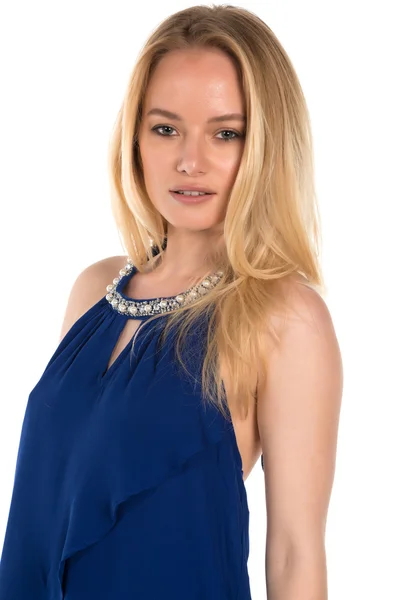 Blue blouse — Stock Photo, Image