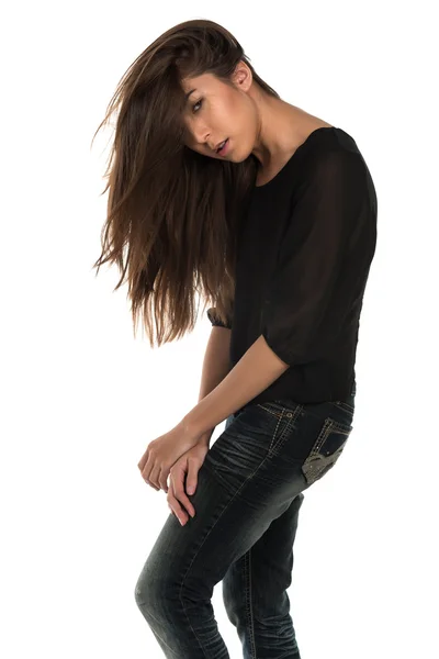 Black blouse — Stock Photo, Image