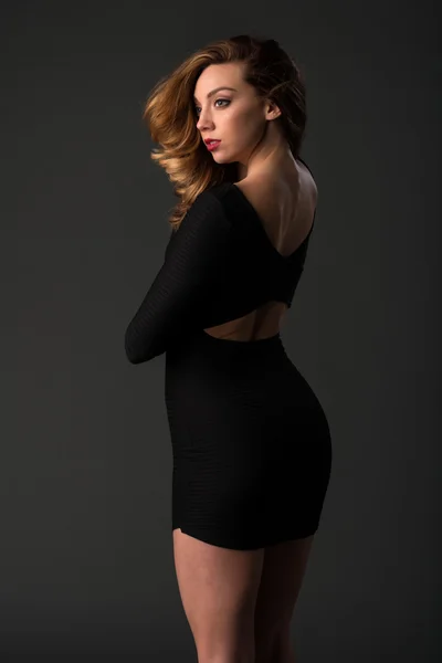 Vestido negro — Foto de Stock