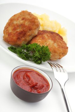 domuz patates kızarmış pirzola