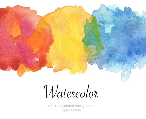 Watercolor painted background. Paper texture. — Stock Photo, Image