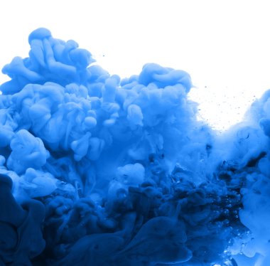 Sudaki akrilik renkler. Soyut arkaplan.