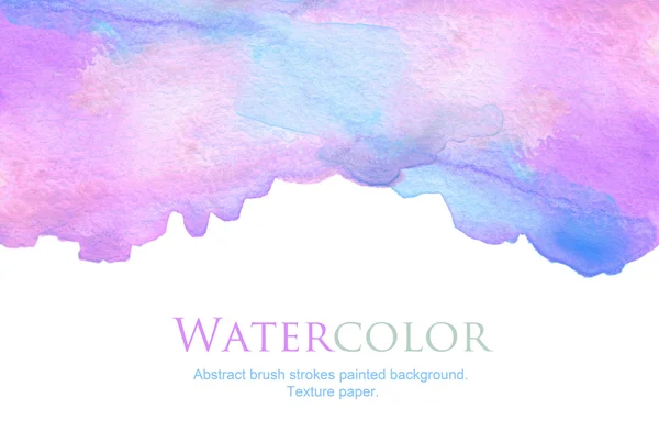 Abstract watercolor brush strokes painted background. Texture pa — Stock Photo, Image