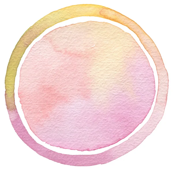 Abstract acrylic and watercolor circle painted background. Textu — Stock Photo, Image