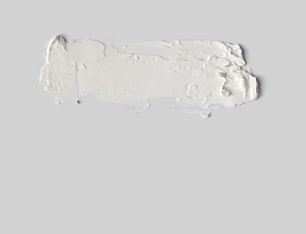 Brush stroke on gray empty wall — Stock Photo, Image