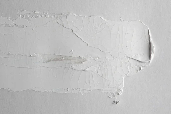 Brush stroke on gray empty wall — Stock Photo, Image