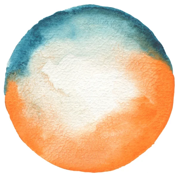 Circle watercolor painted background. — Stock Photo, Image