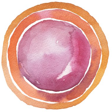 Daire suluboya arka plan boyalı. Doku kağıt.