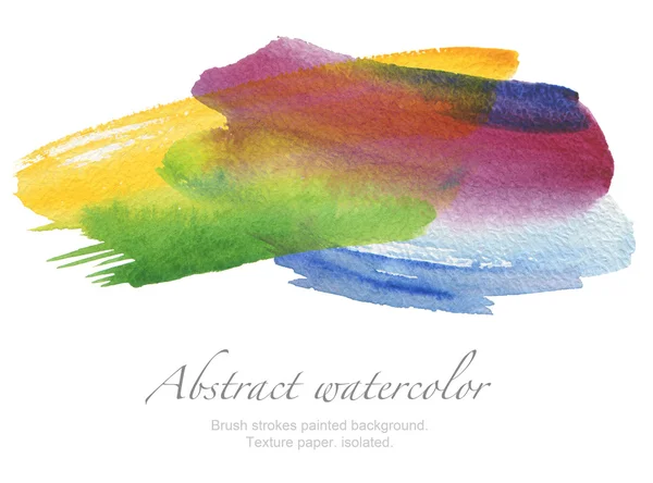 Abstracte aquarel penseelstreken achtergrond geschilderd. Textuur pa — Stockfoto