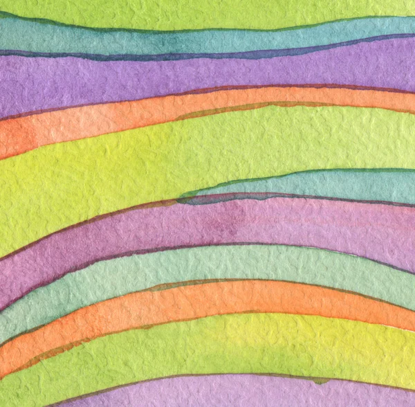 Abstrakte Regenbogen-Acryl und Aquarell gemalten Hintergrund. — Stockfoto