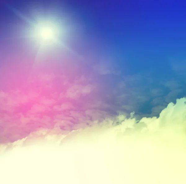 Vanilya sesi gökyüzü arka plan — Stok fotoğraf