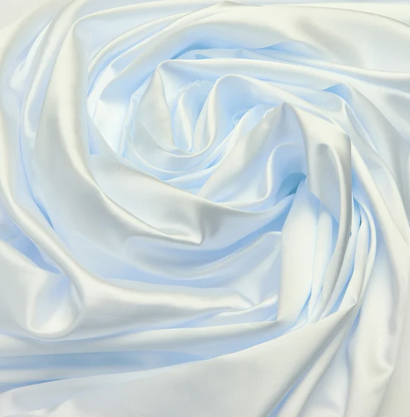 White silk fabric background — Stock Photo, Image